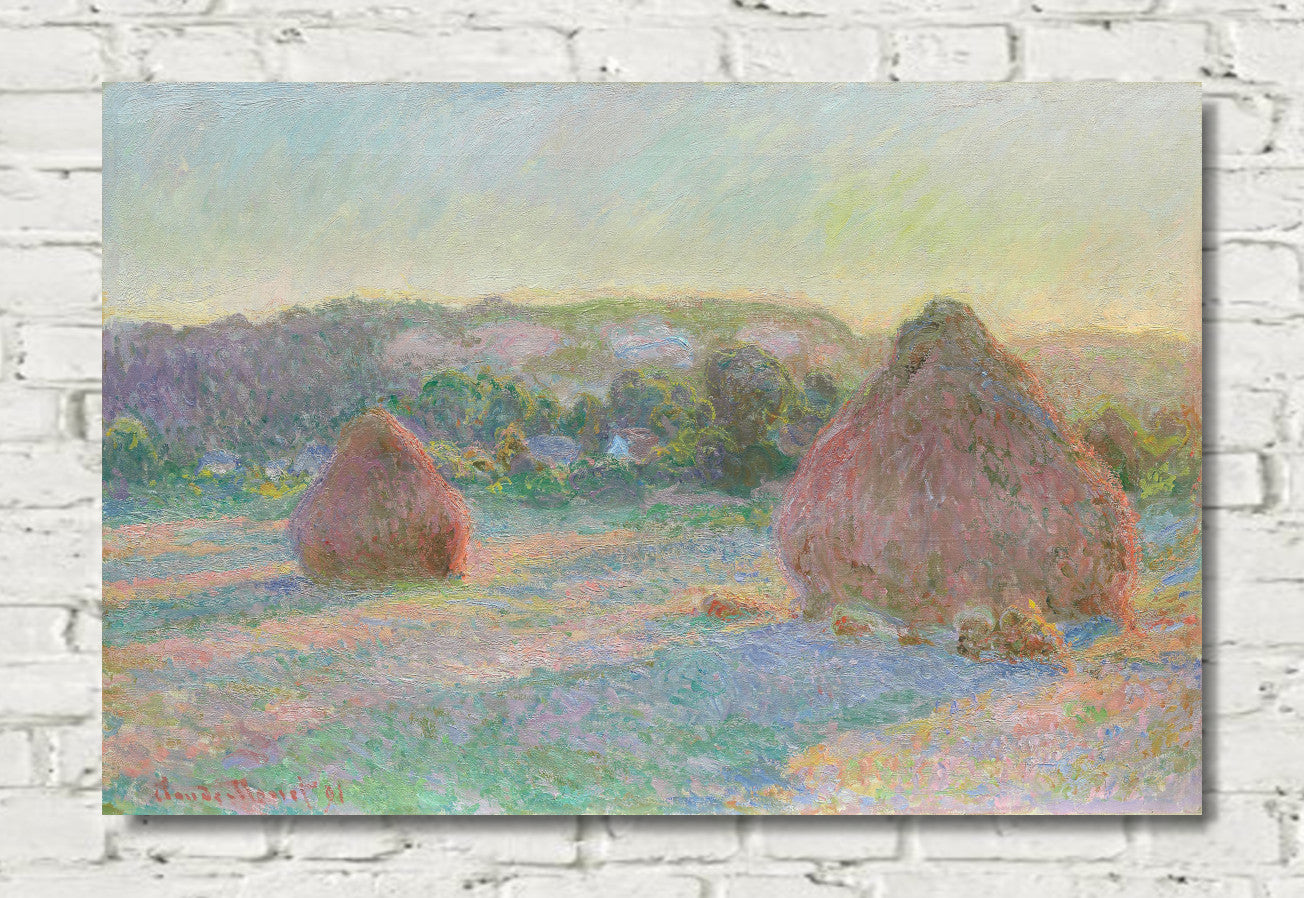 Stacks of Wheat (End of Summer) by Claude Monet