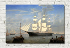 Starlight in Harbor (1855) by Fitz Henry Lane
