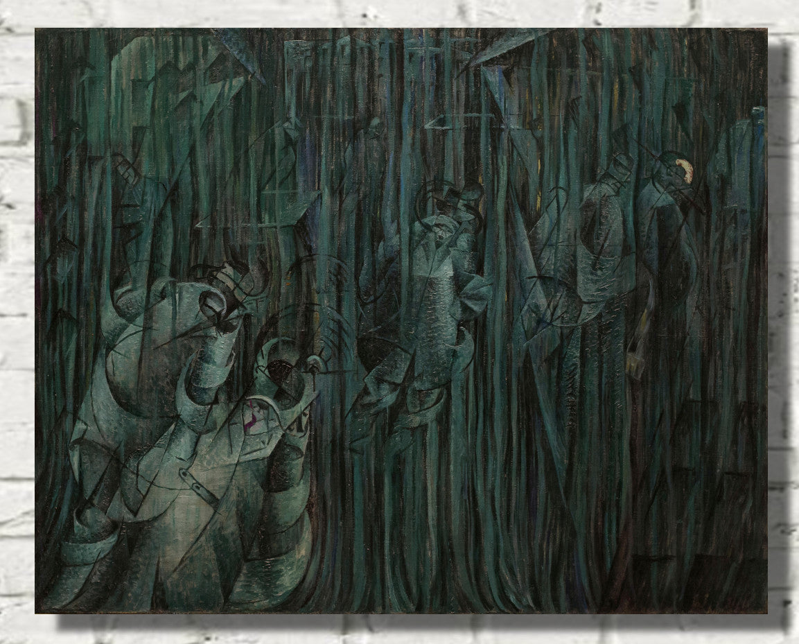 States of Mind III, Those Who Stay, Umberto Boccioni