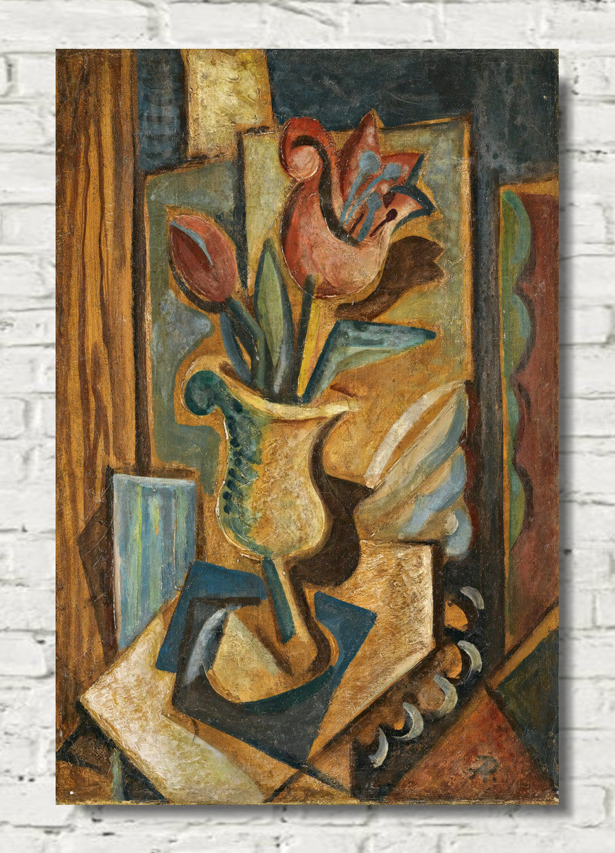 Still Life With Tulips by Antonín Prochazka
