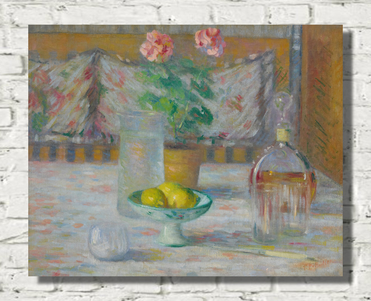 Still Life with Lemons, Theodore Earl Butler