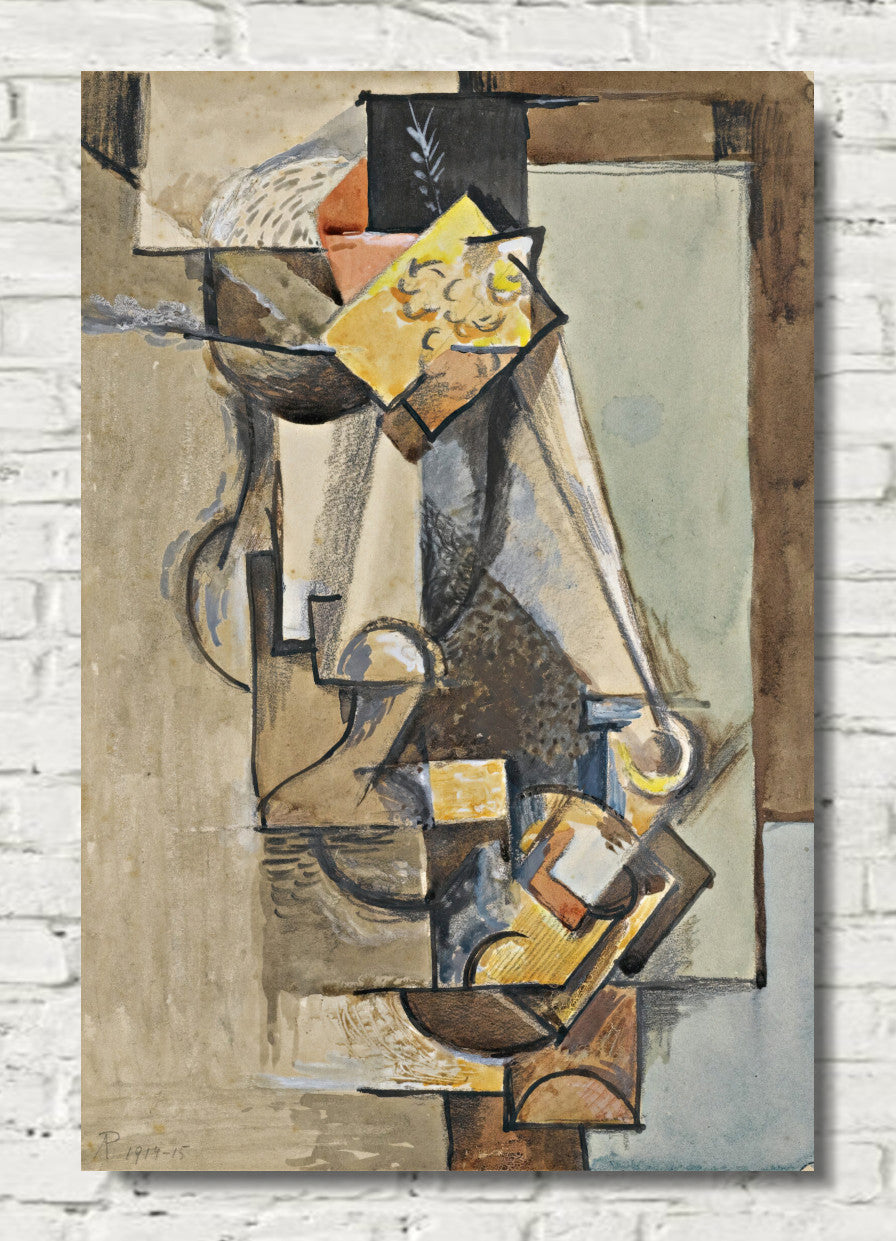 Still life with vase and flower (1914) by Antonín Prochazka