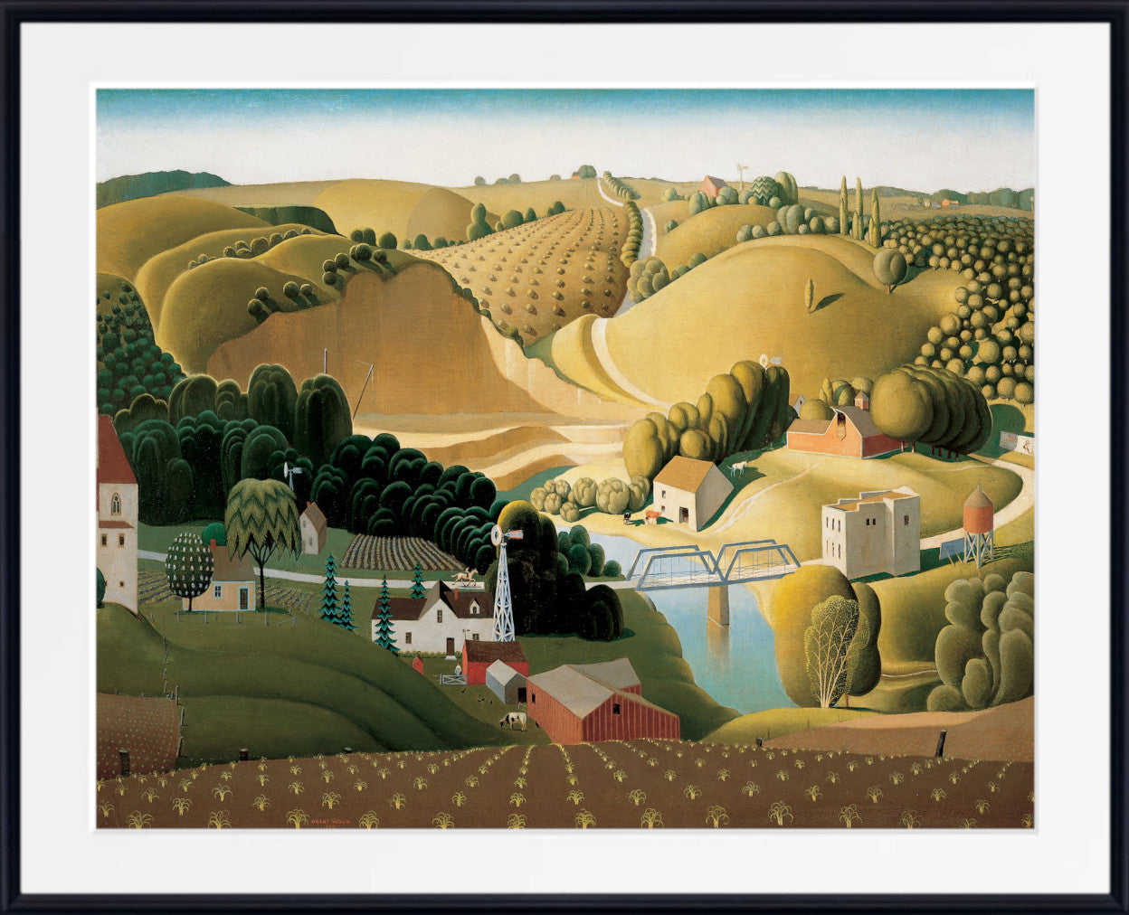 Stone City, Grant Wood