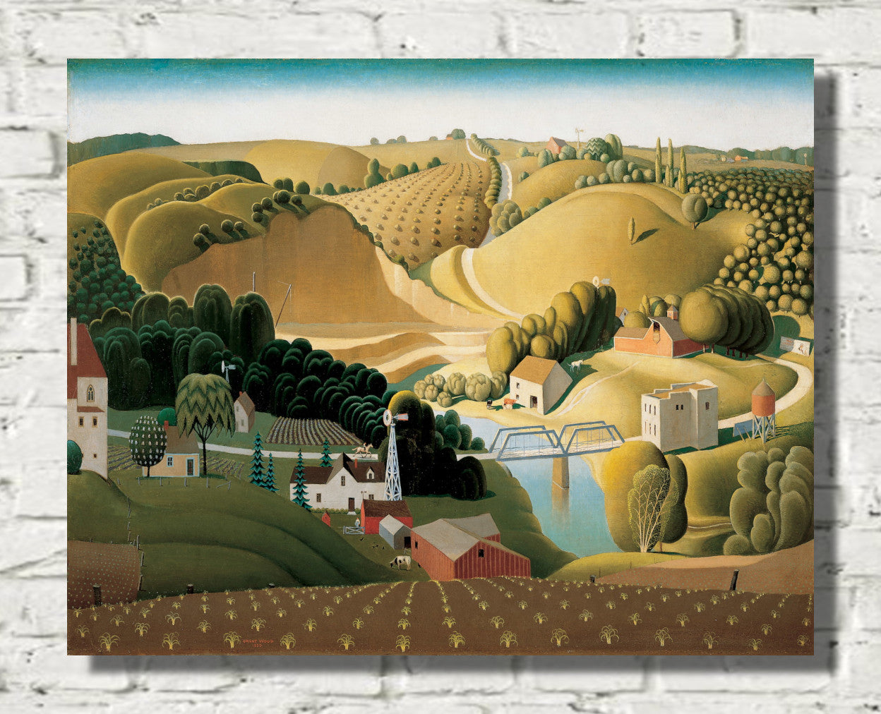 Stone City, Grant Wood