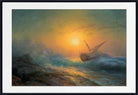 Stormy Seas in the Sunset, Ivan Aivazovsky Fine Art Print