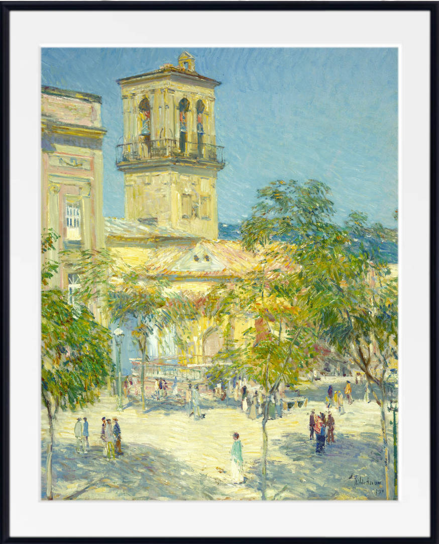 Frederick Childe Hassam Print : Street of the Great Captain, Córdoba (1910)