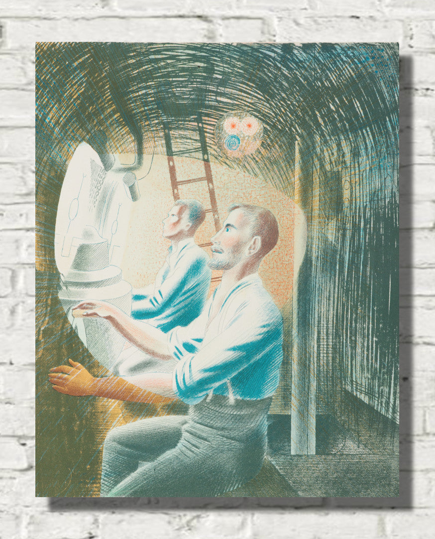 Submarine observation (1941 - 1942) by Eric Ravilious