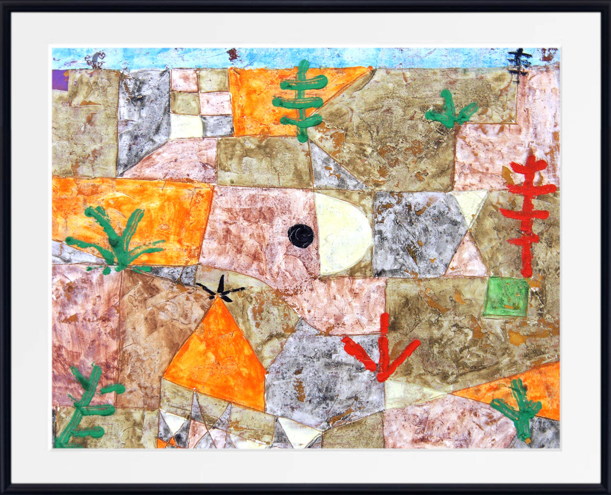 Paul Klee Fine Art Print, Southern gardens