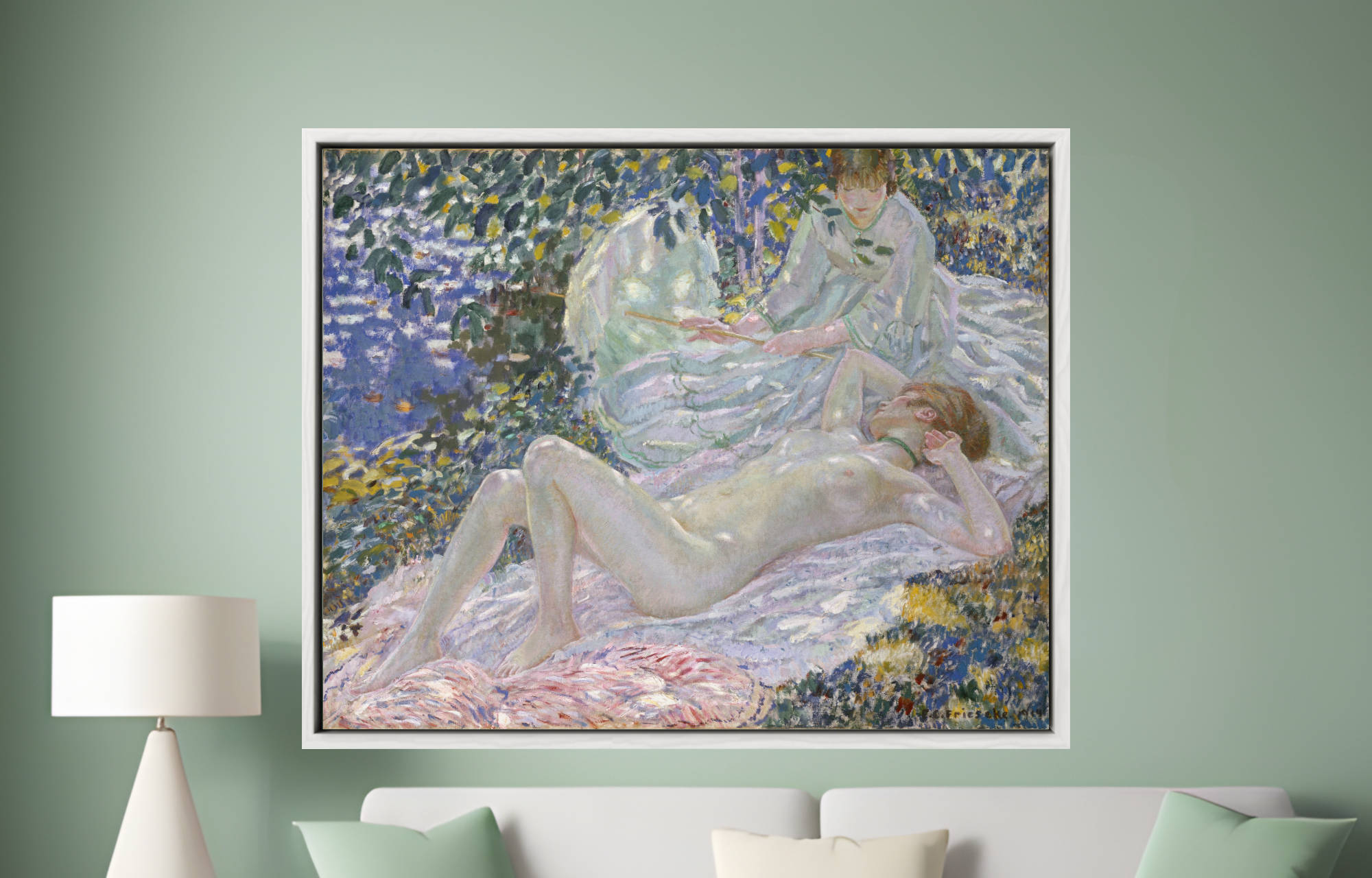 Frederick Carl Frieseke Prints, Summer (1914) from GalleryThane