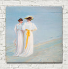 Michael Ancher Print, Summer evening on the south Beach of Skagen