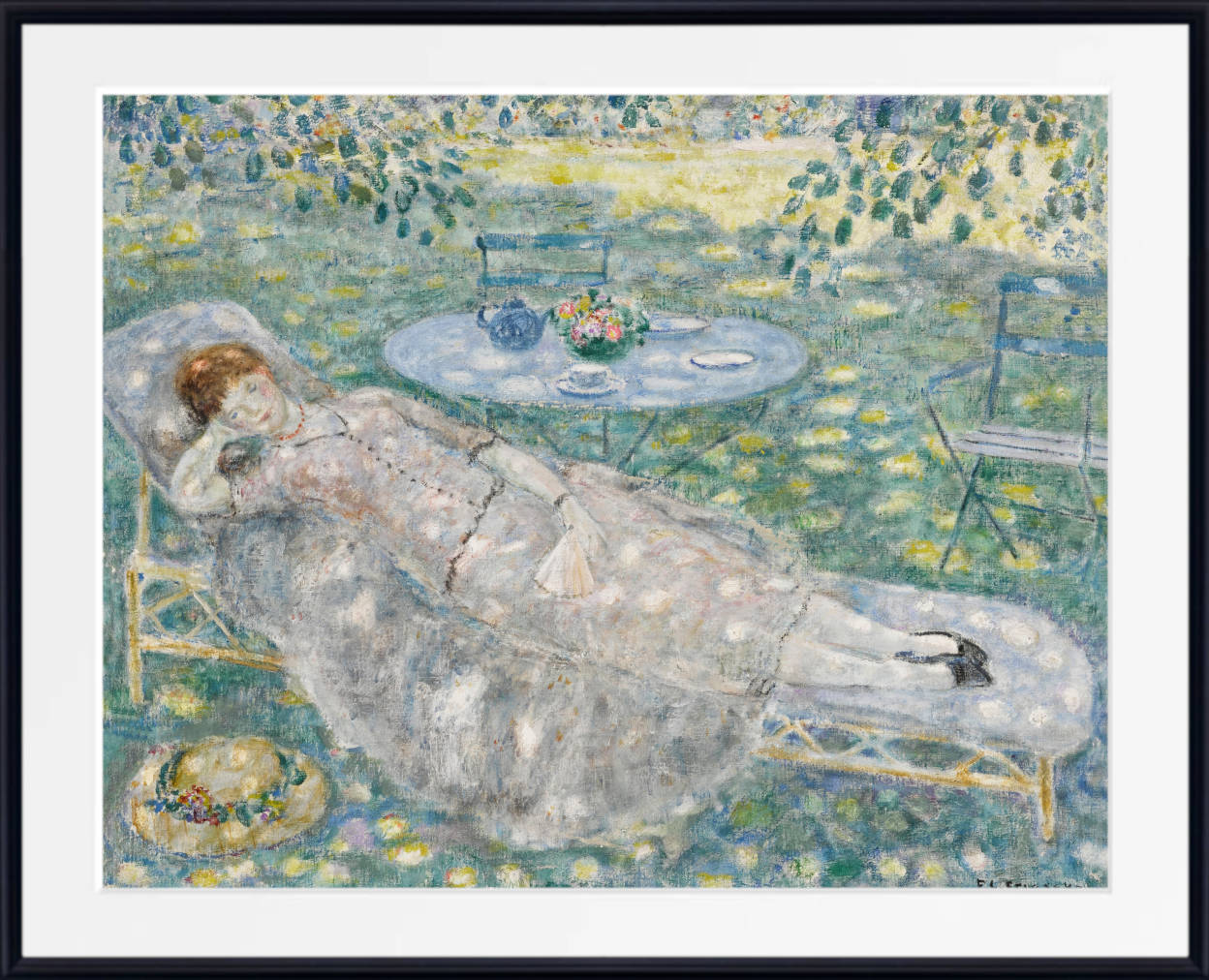 Frederick Carl Frieseke Prints, Sun Spots (circa 1926) from Gallery Thane