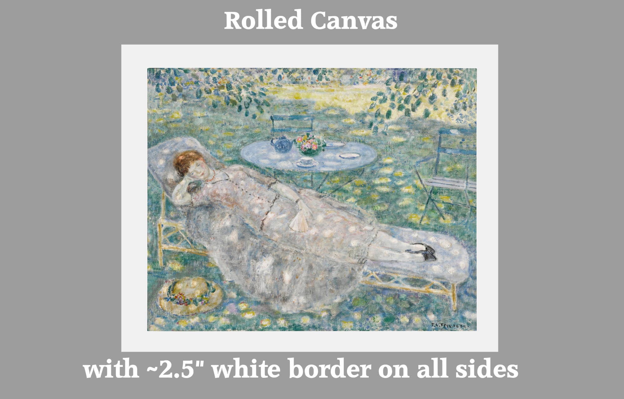 Frederick Carl Frieseke Prints, Sun Spots (circa 1926) from Gallery Thane