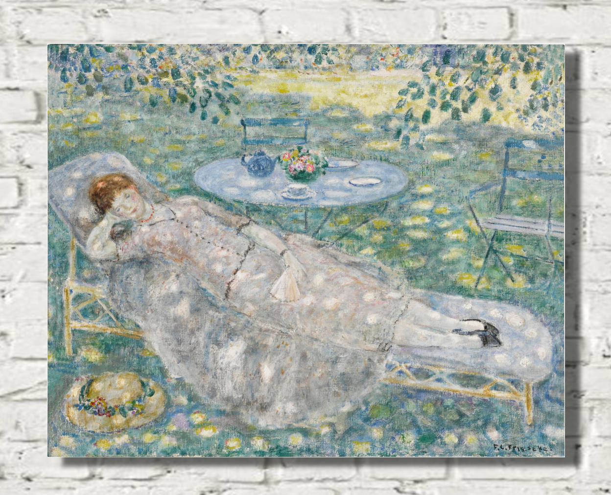 Frederick Carl Frieseke Prints, Sun Spots (circa 1926) from Gallery Thane