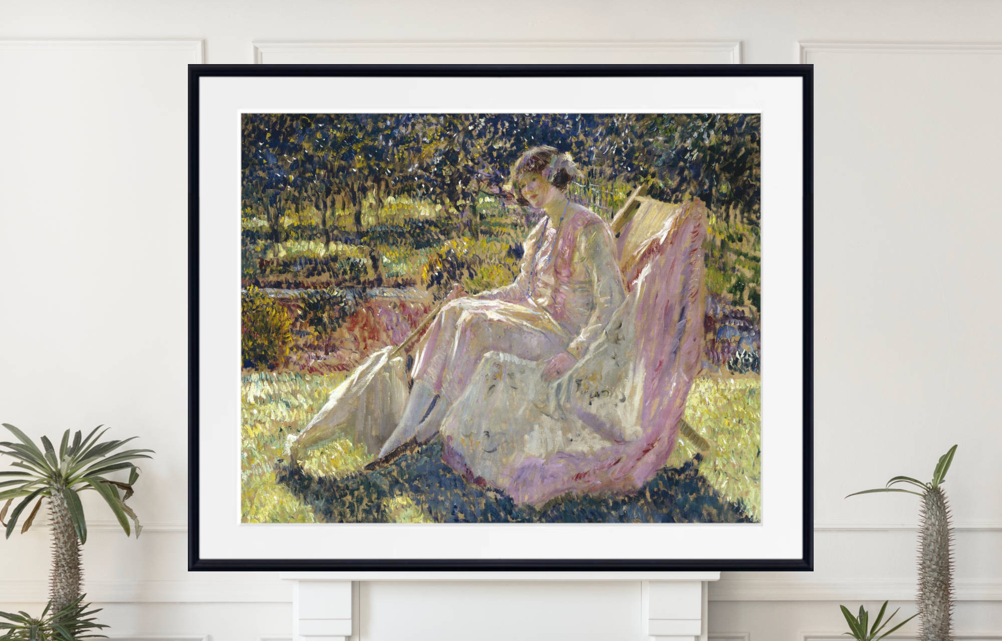 Frederick Carl Frieseke Prints, Sunbath (c 1918) from Gallery Thane