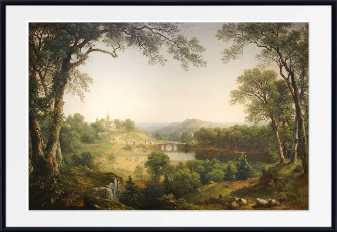 Asher Brown Durand, American Fine Art Print : Sunday Morning