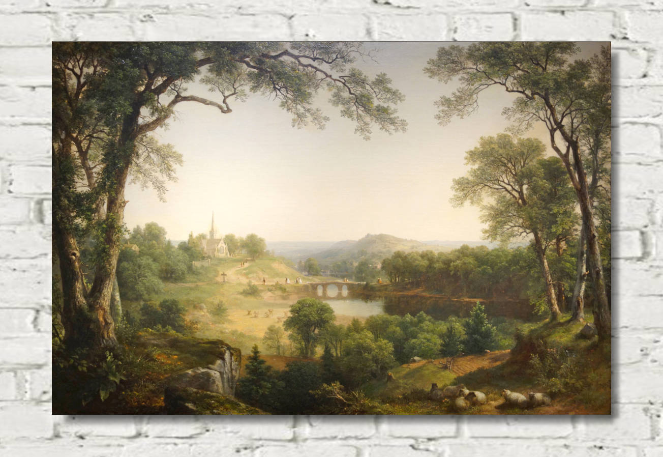 Asher Brown Durand, American Fine Art Print : Sunday Morning