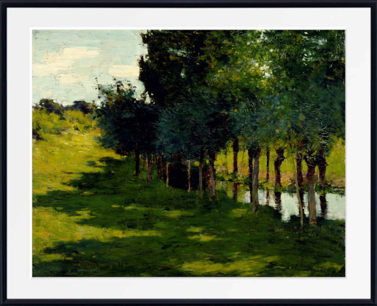 Sunlight and Shadow by Willard Metcalf
