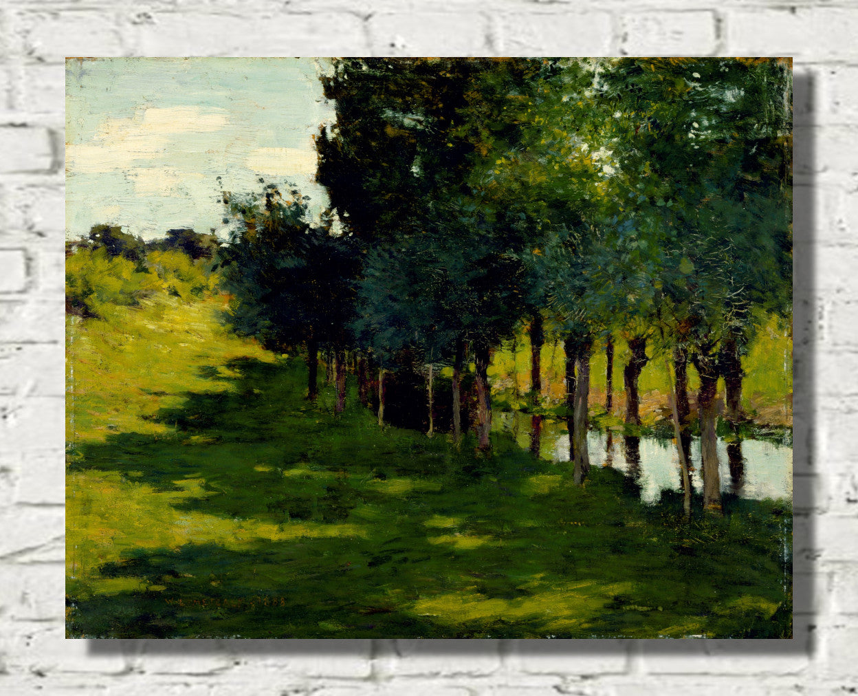 Sunlight and Shadow by Willard Metcalf