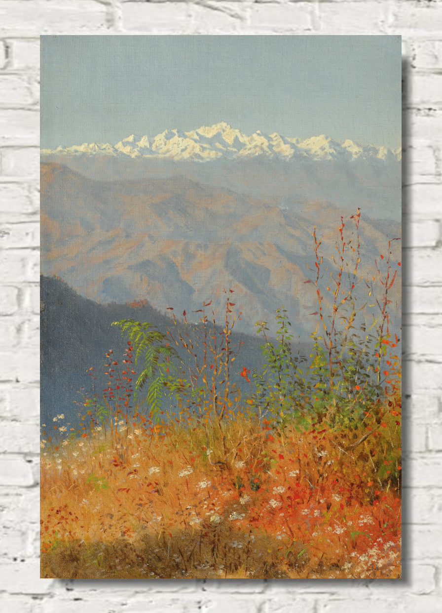 Sunset In The Himalayas (1879) by Vasily Vereshchagin
