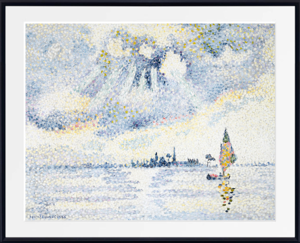Sunset on the Lagoon, Venice by Henri-Edmond Cross