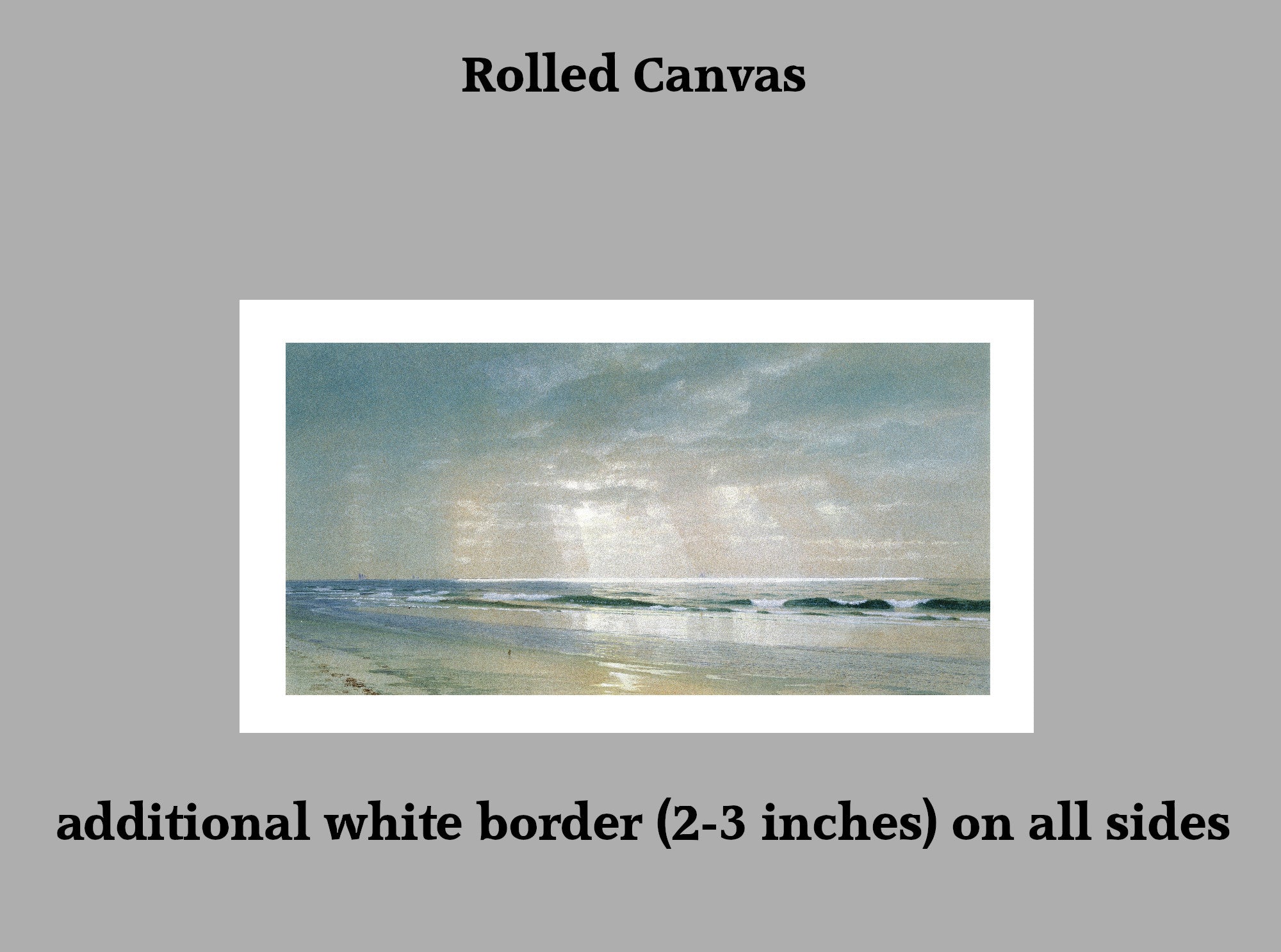 William Trost Richards, Surf (1870)