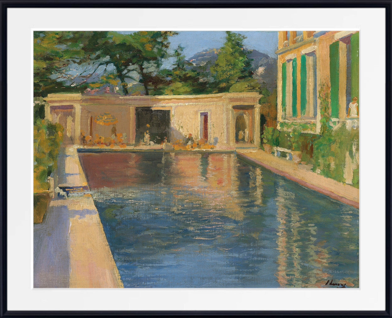 Swimming Pool, Southern France, John Lavery