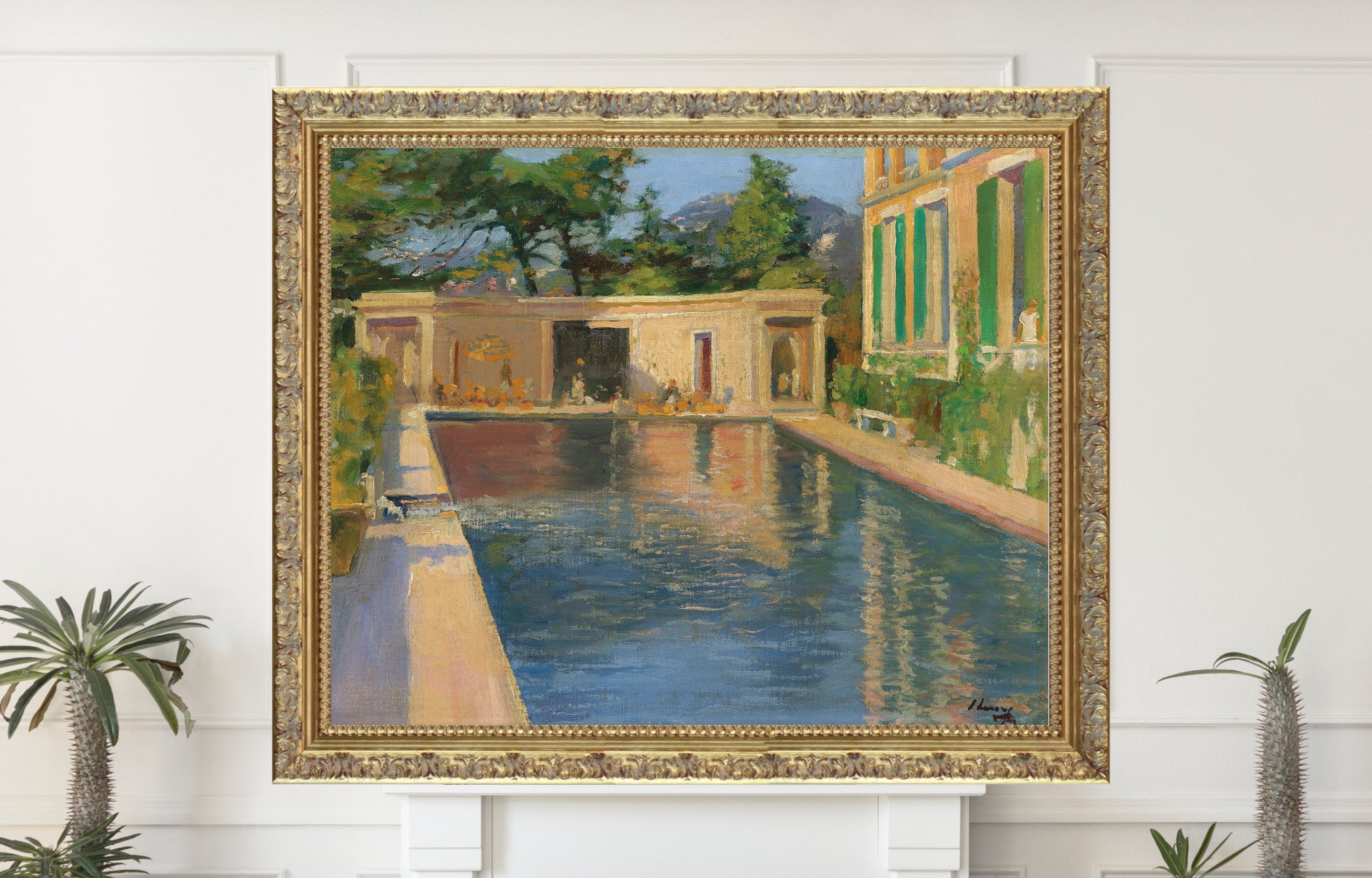 Swimming Pool, Southern France, John Lavery