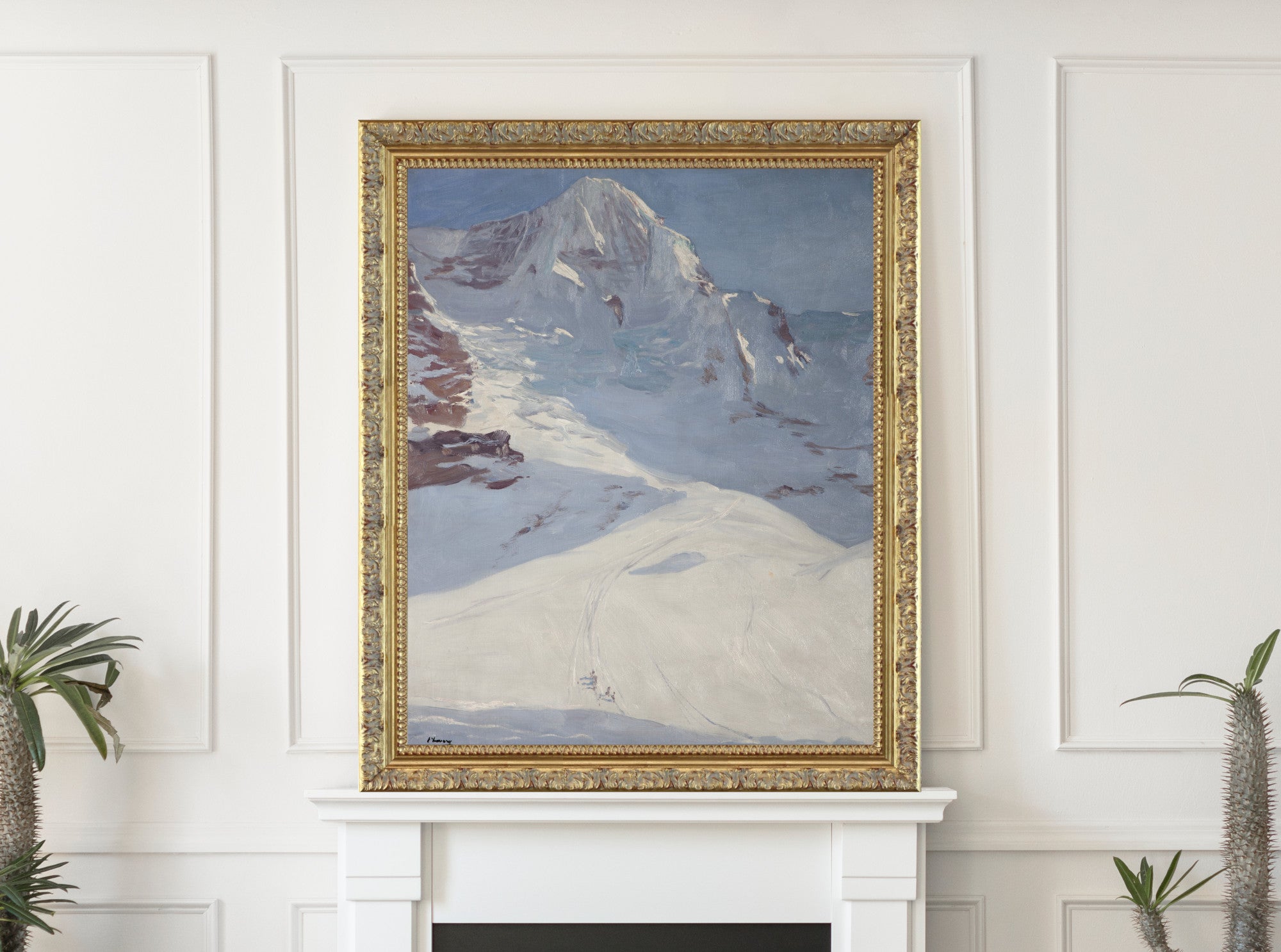 Switzerland in Winter (The Monk) (1913), John Lavery