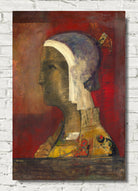 Symbolic Head by Odilon Redon