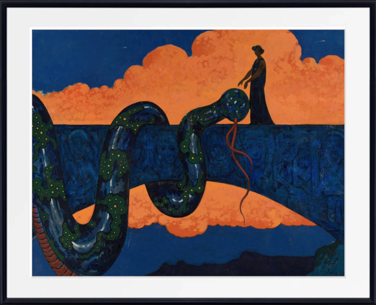 Marian Wawrzeniecki Print, Tamed (circa 1910)