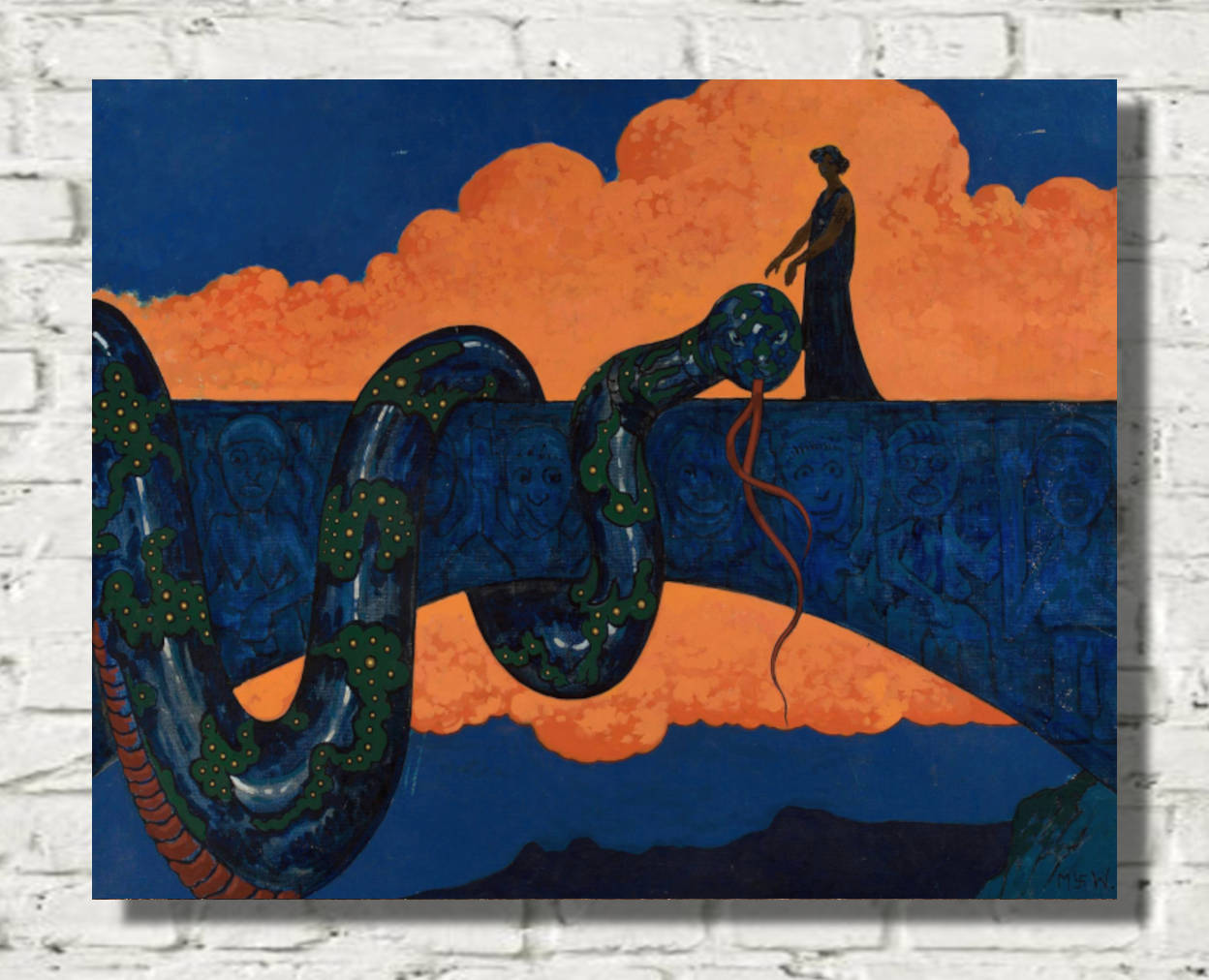 Marian Wawrzeniecki Print, Tamed (circa 1910)