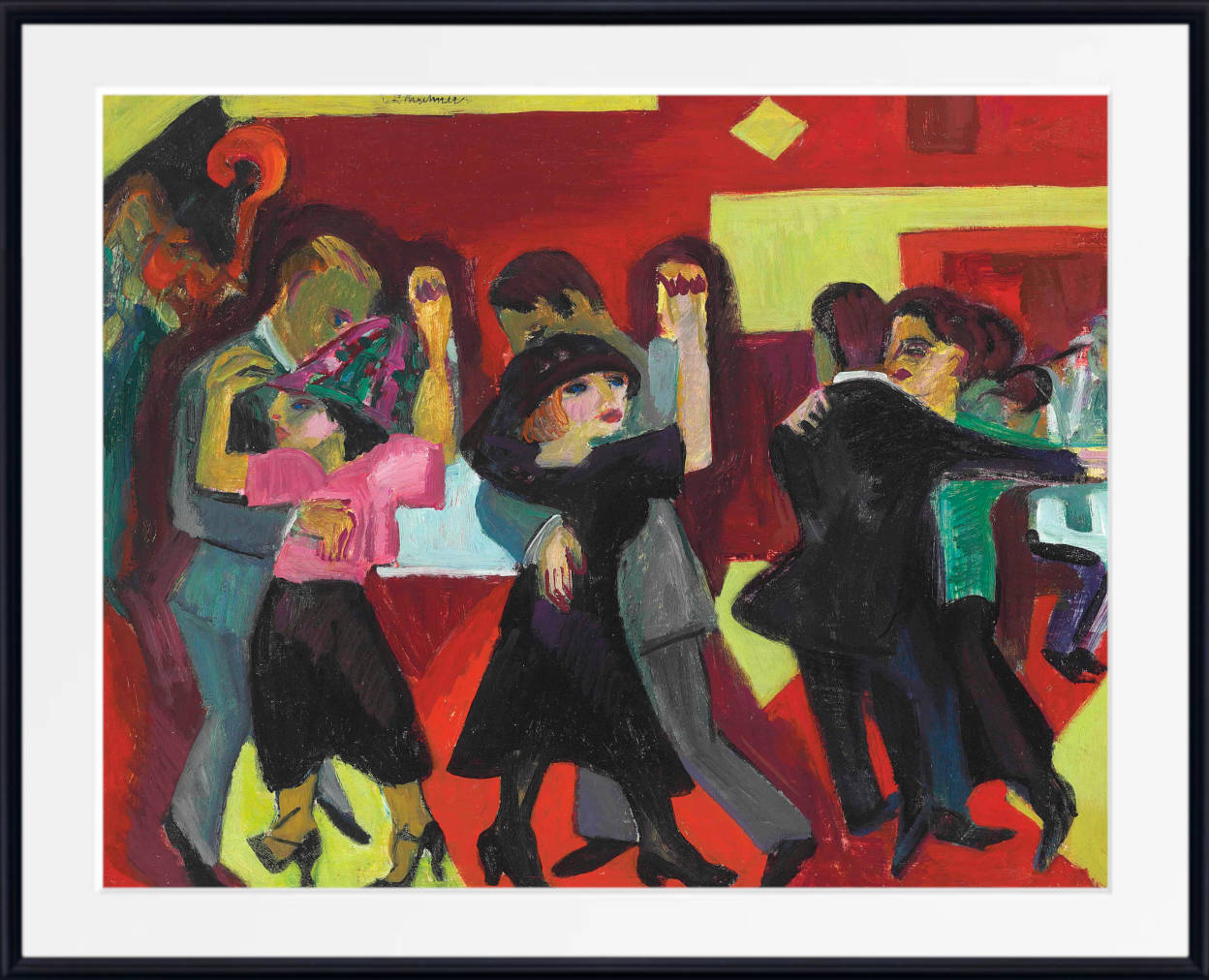 Ernst Ludwig Kirchner Expressionism Fine Art Print, Tangotee