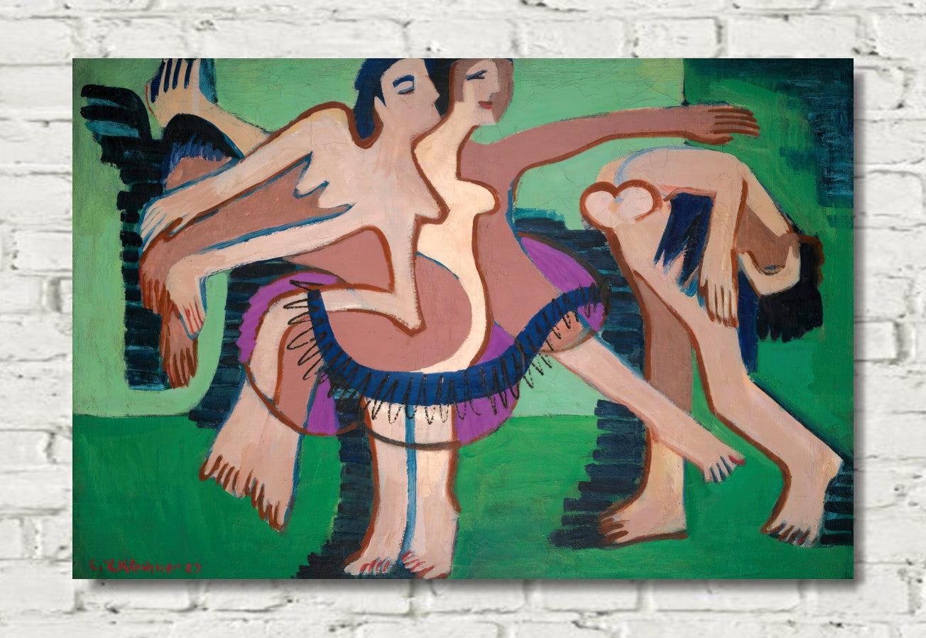 Tanzgruppe (Dance Group) (1929) by Ernst Ludwig Kirchner