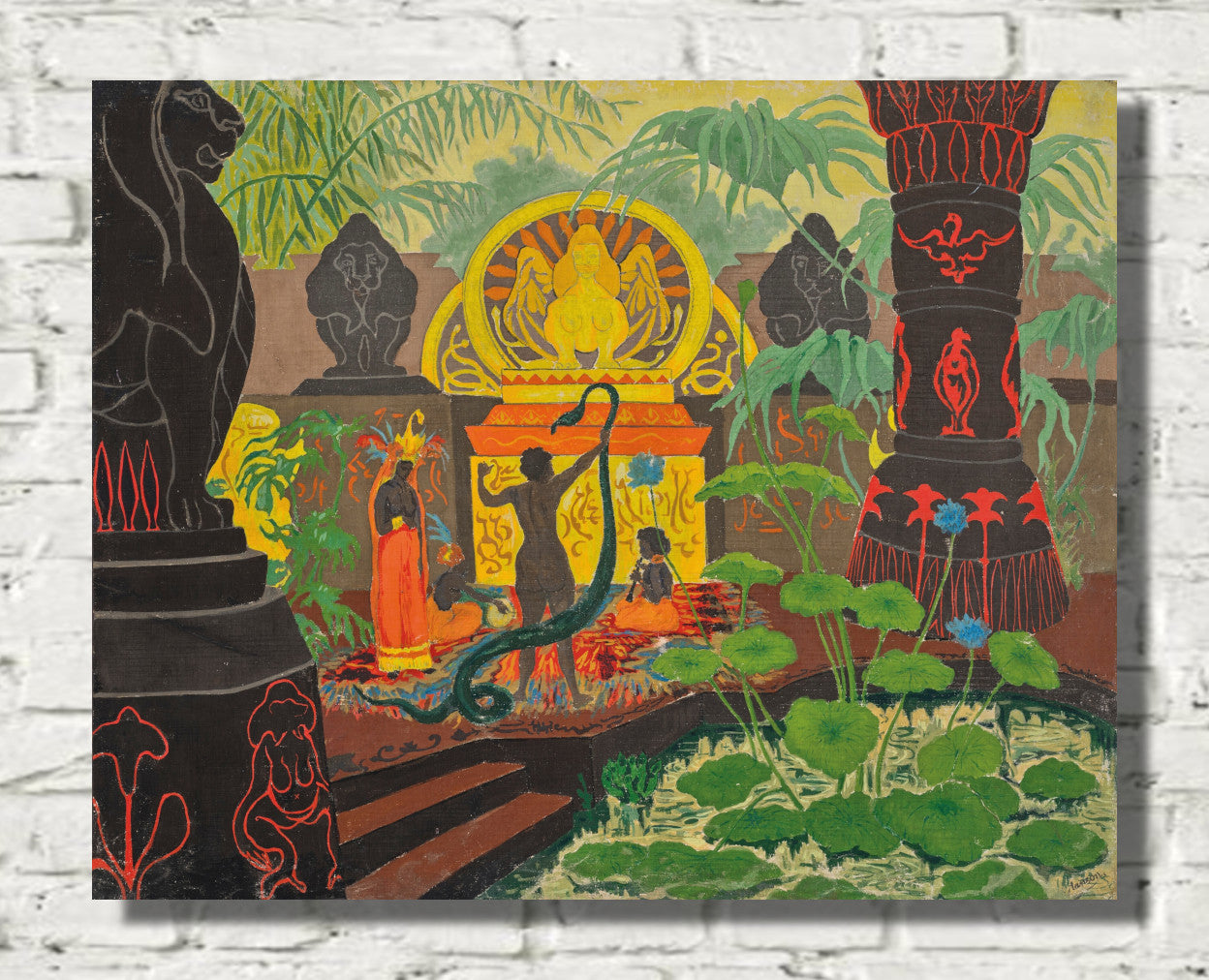 Voodoo Temple or The Snake Charmer (1901) by Paul Ranson