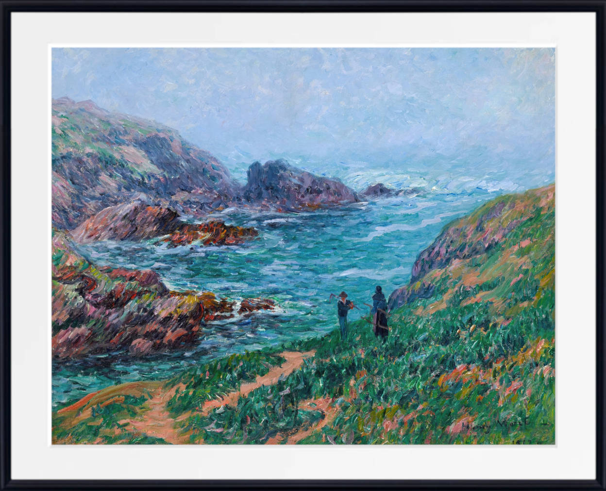 Henry Moret Print, Foggy weather in Brittany (1907)