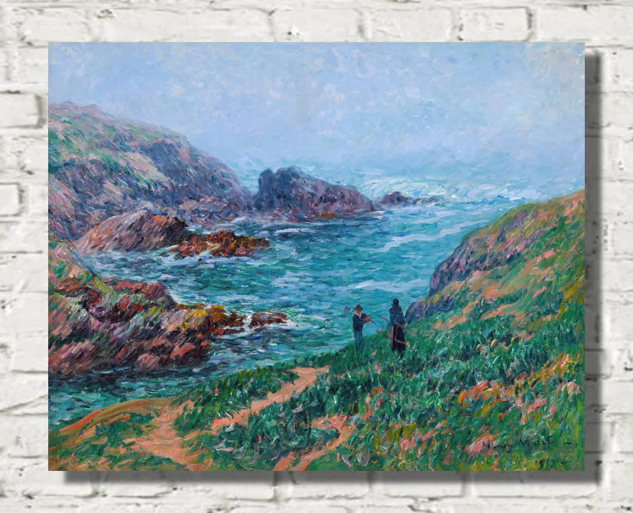 Henry Moret Print, Foggy weather in Brittany (1907)