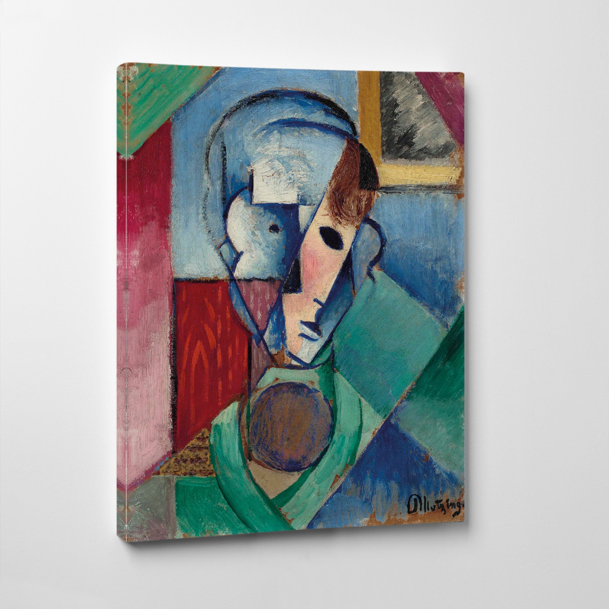 Tête Cubiste, Jean Metzinger
