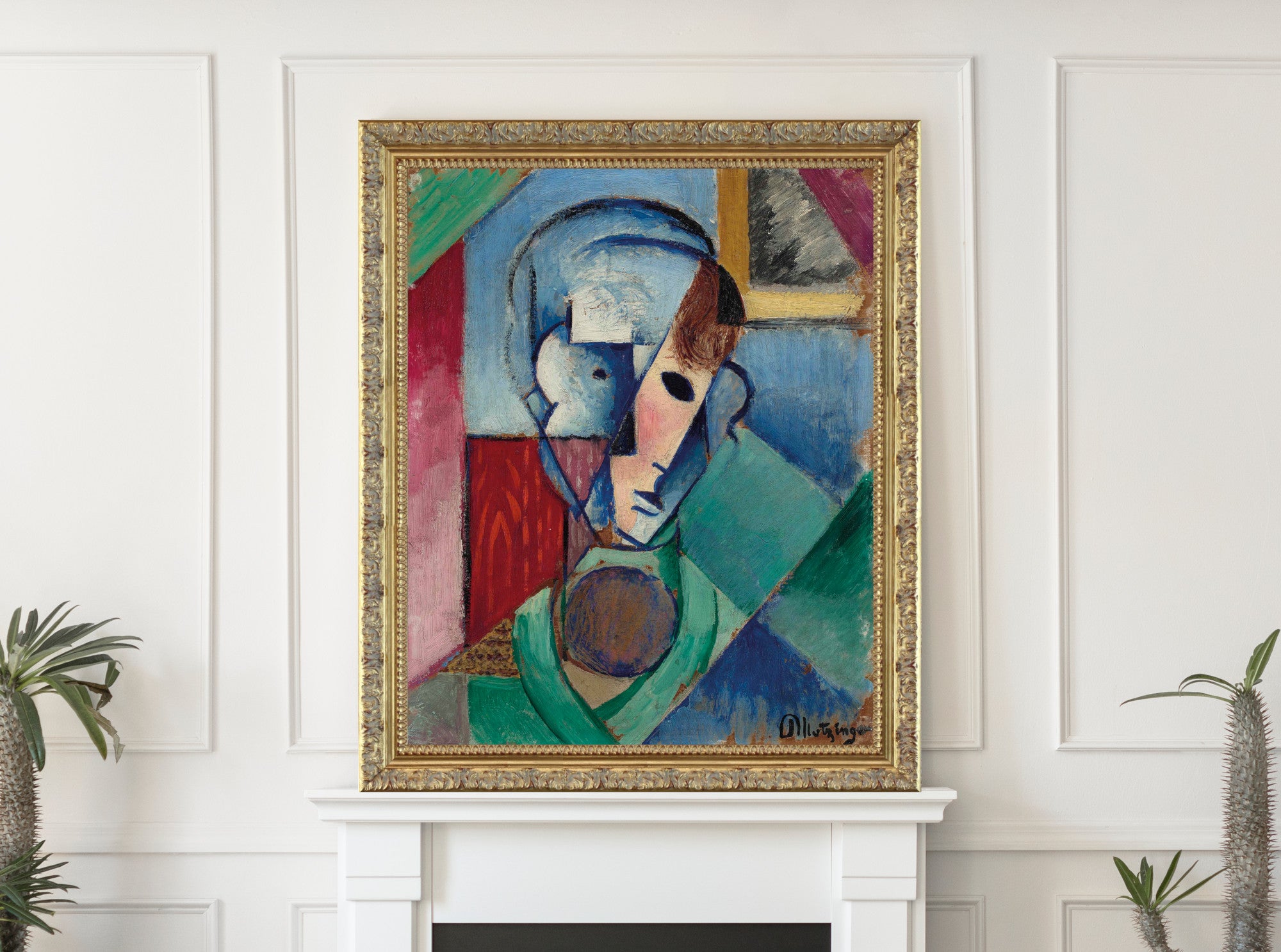 Tête Cubiste, Jean Metzinger