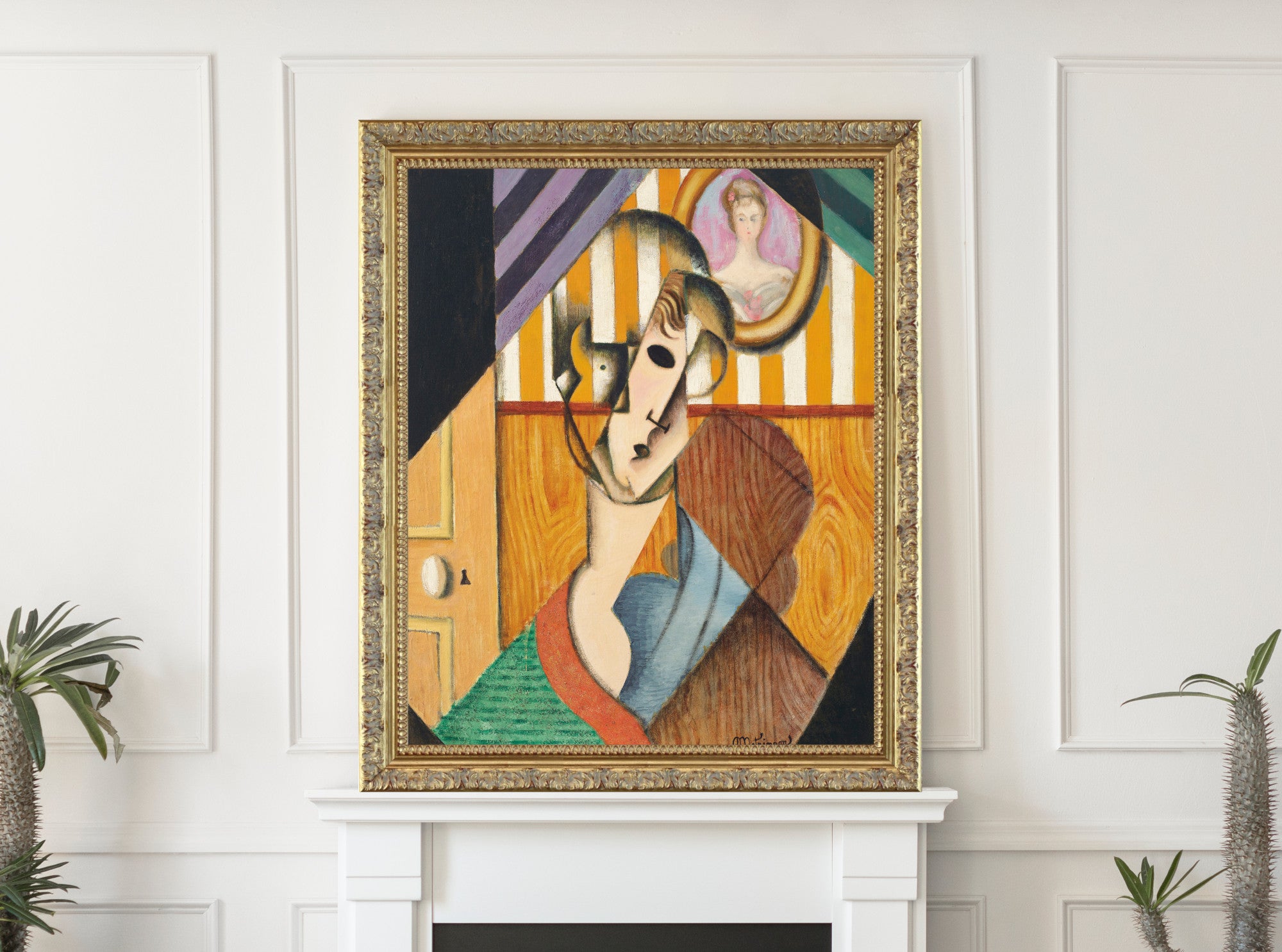 Tête de jeune fille, Jean Metzinger