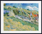 Thatched Cottages, Vincent Van Gogh Fine Art Print