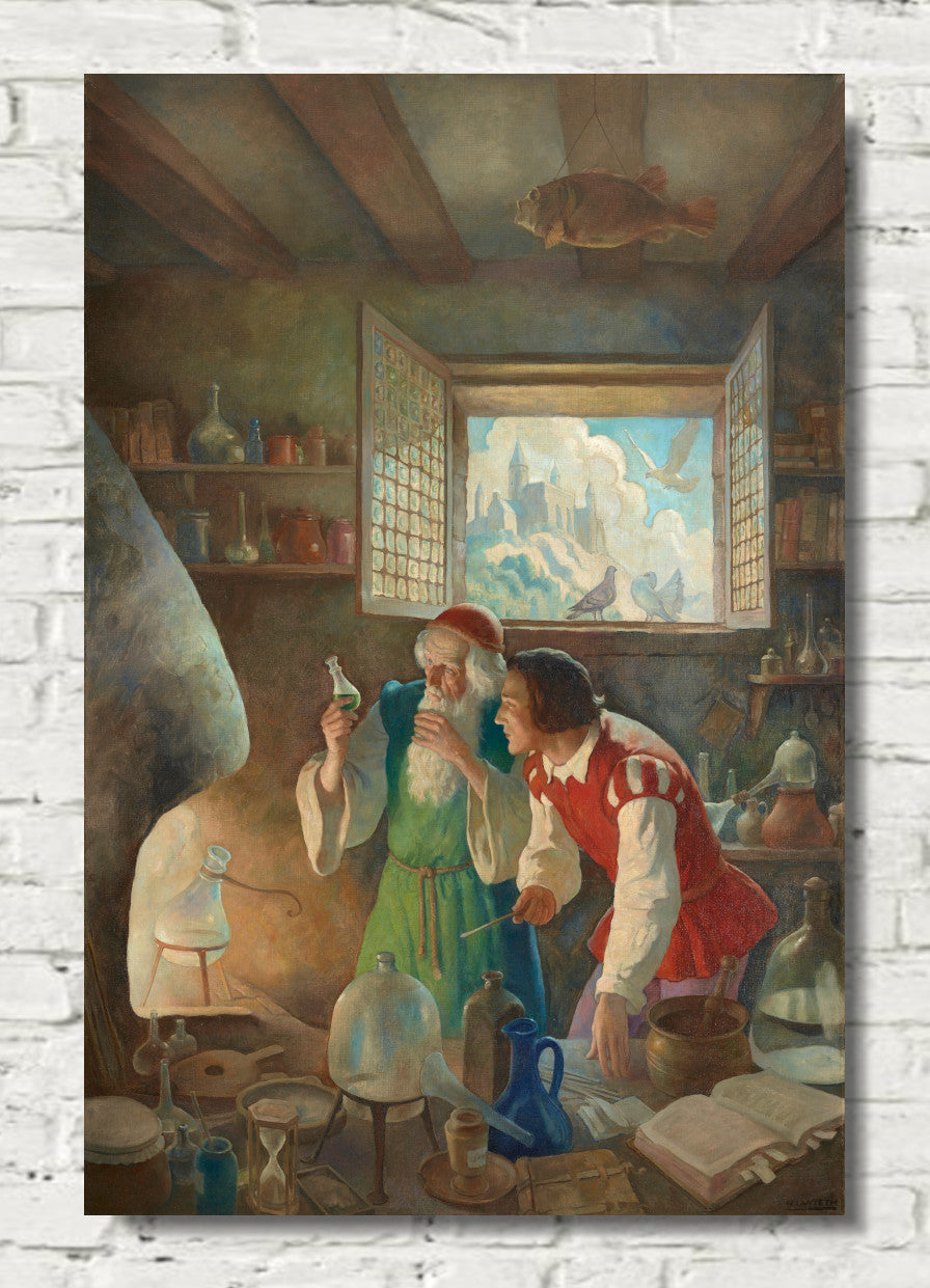 The Alchemist, by N.C. Wyeth