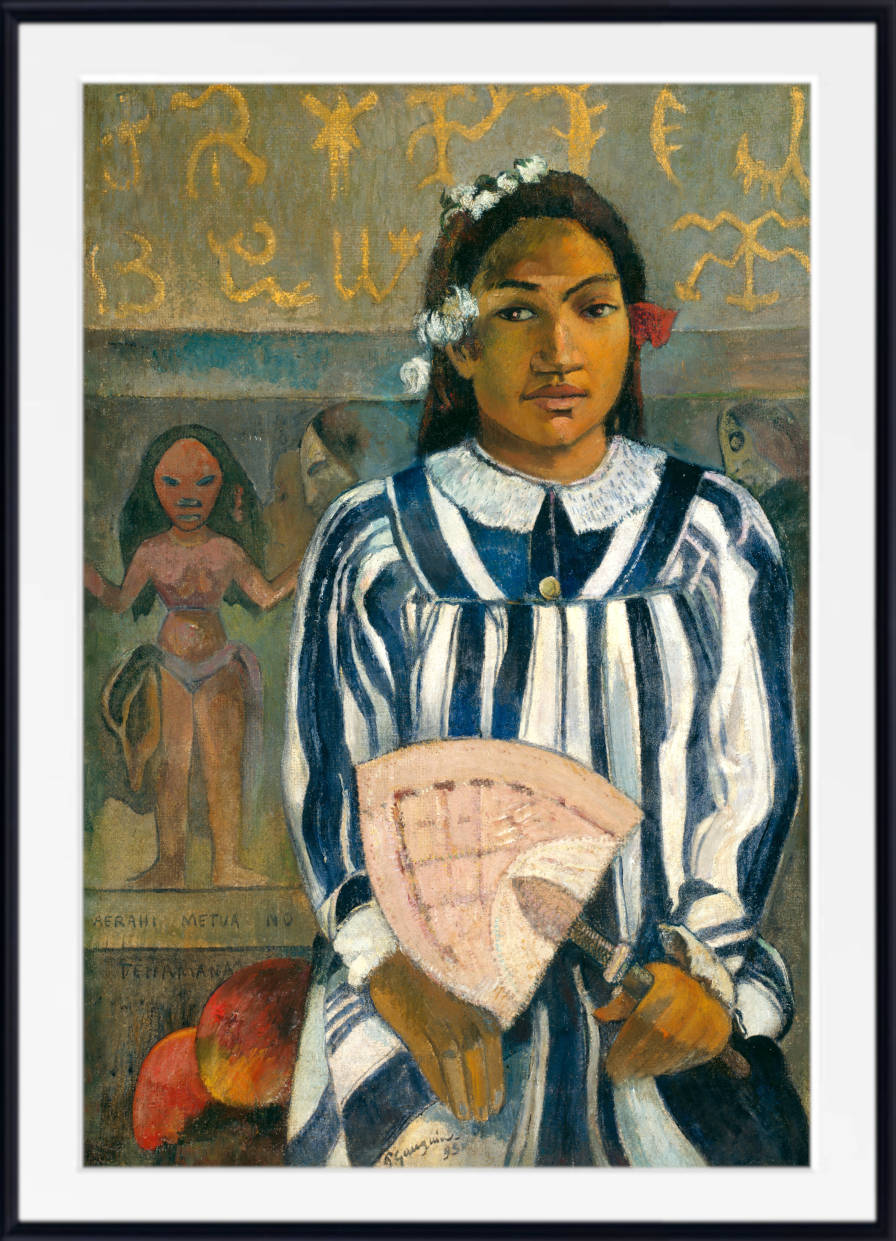 Paul Gauguin Print : The Ancestors of Tehamana