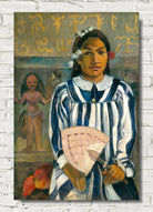 Paul Gauguin Print : The Ancestors of Tehamana