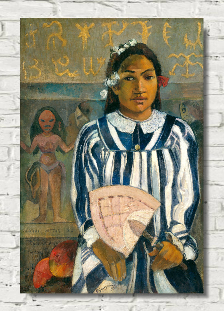 Paul Gauguin Print : The Ancestors of Tehamana