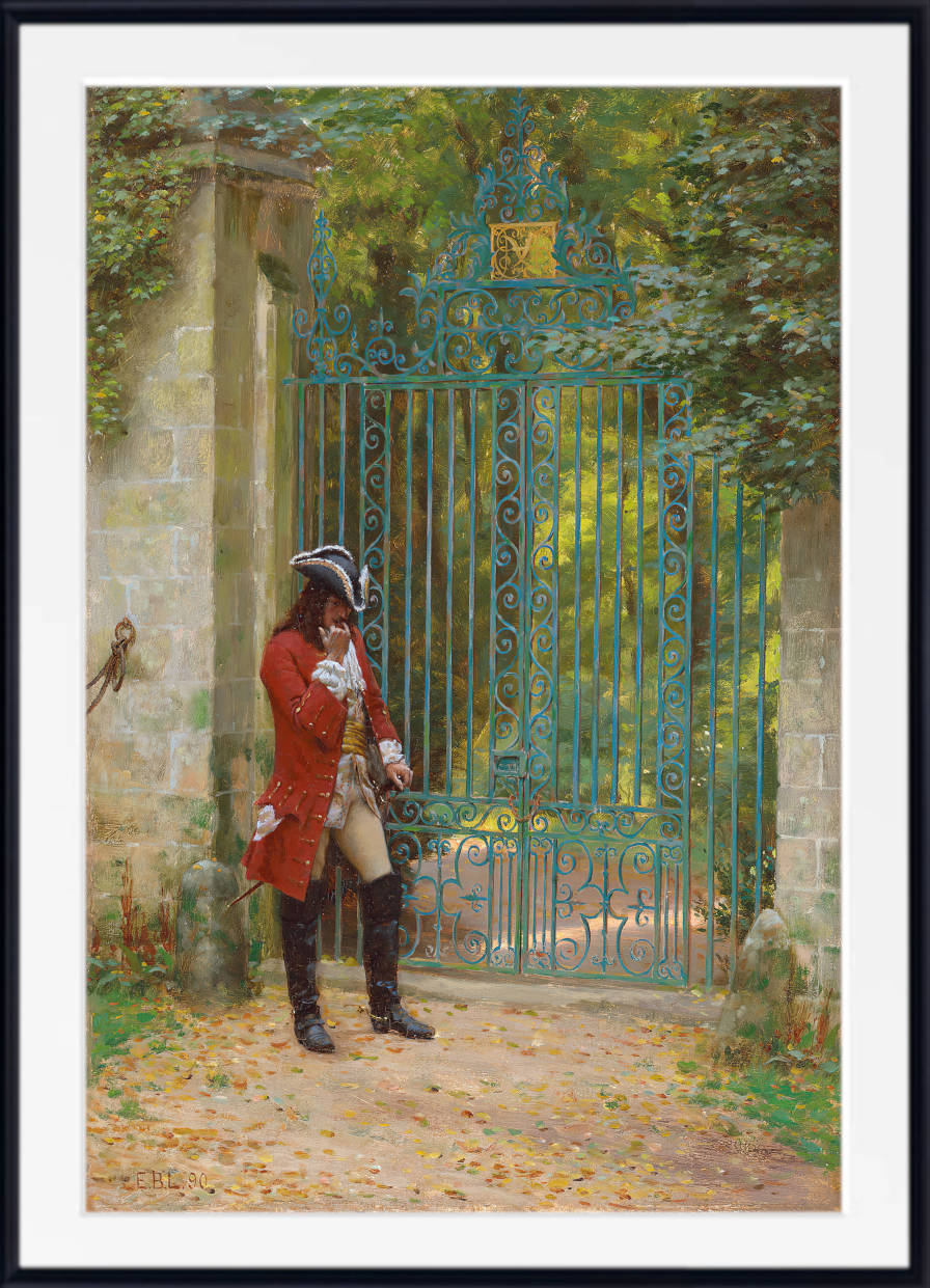 The Appointed Time (1890), Edmund Blair Leighton Fine Art Print