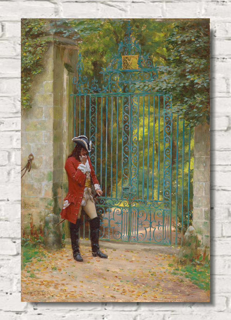 The Appointed Time (1890), Edmund Blair Leighton Fine Art Print
