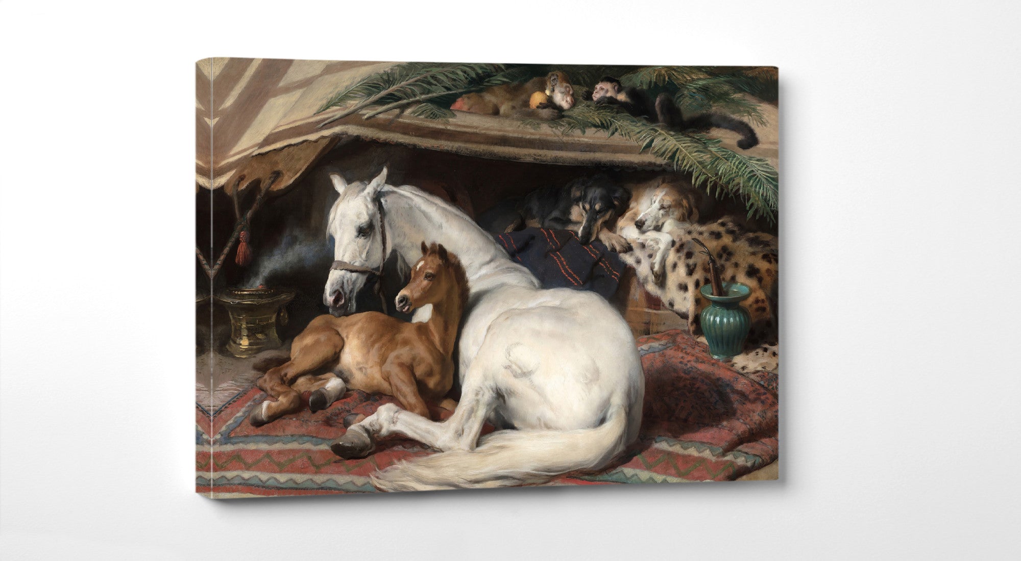 The Arab Tent, Edwin Landseer Fine Art Print