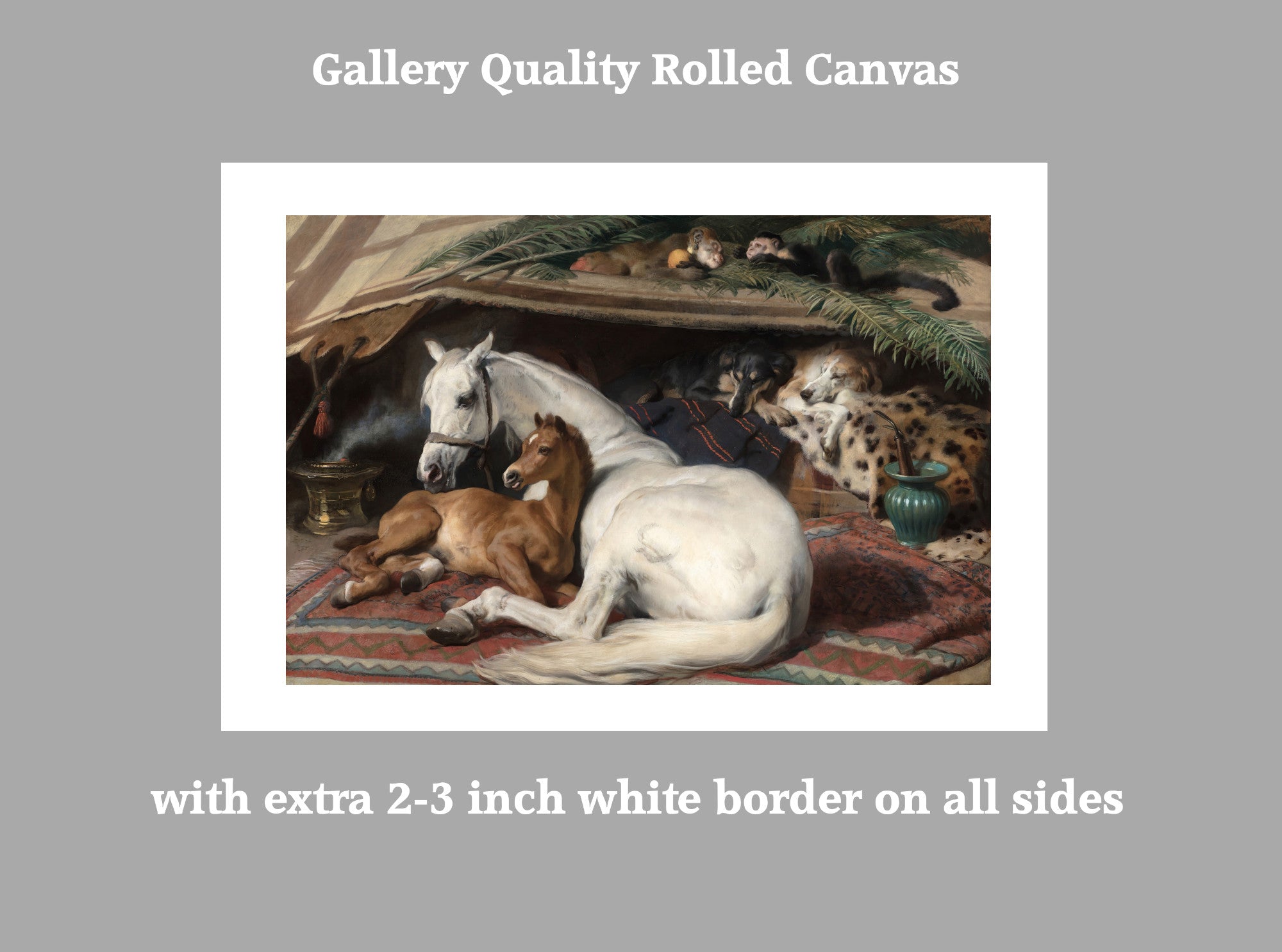 The Arab Tent, Edwin Landseer Fine Art Print