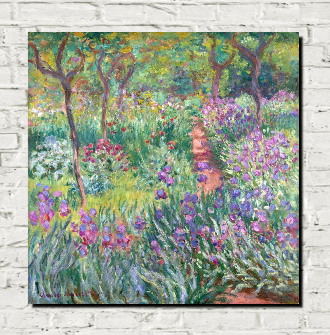 The Artist’s Garden in Giverny (1900), Claude Monet Print