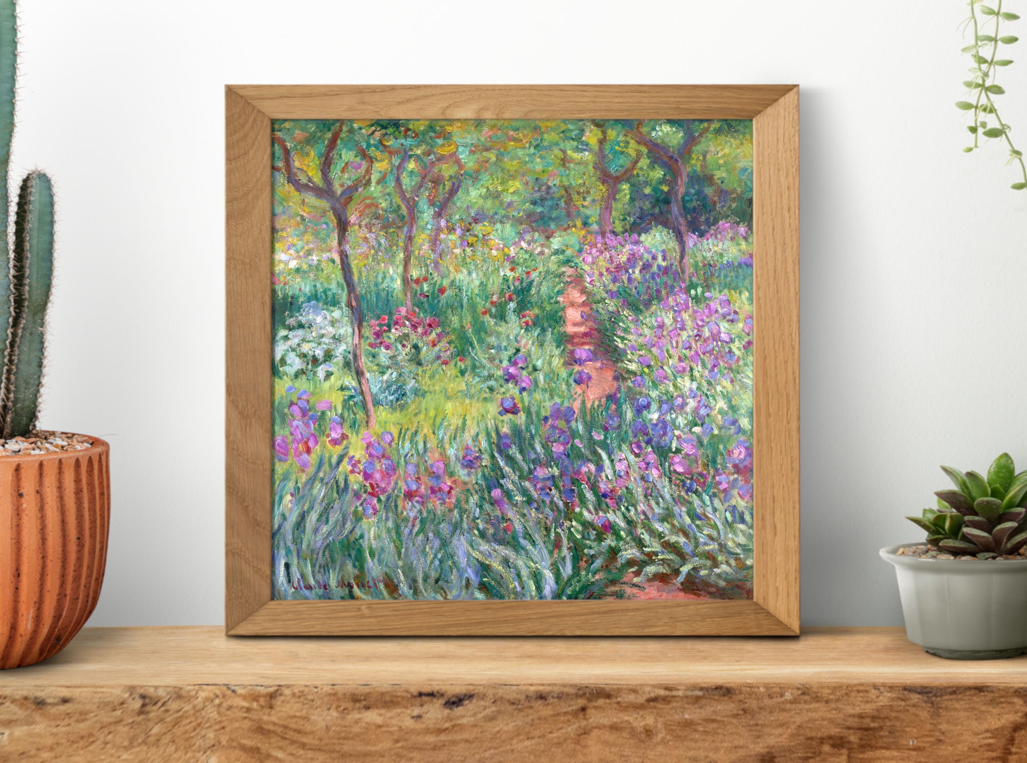 The Artist’s Garden in Giverny (1900), Claude Monet Print